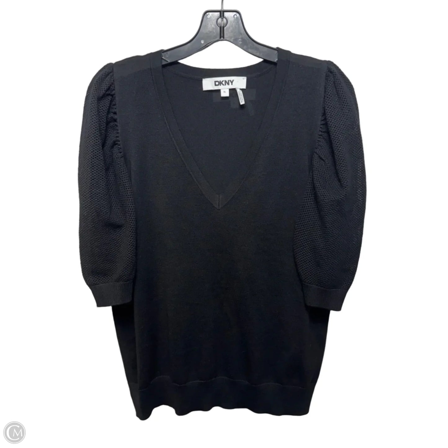 Sweater By Dkny In Black, Size: Xl