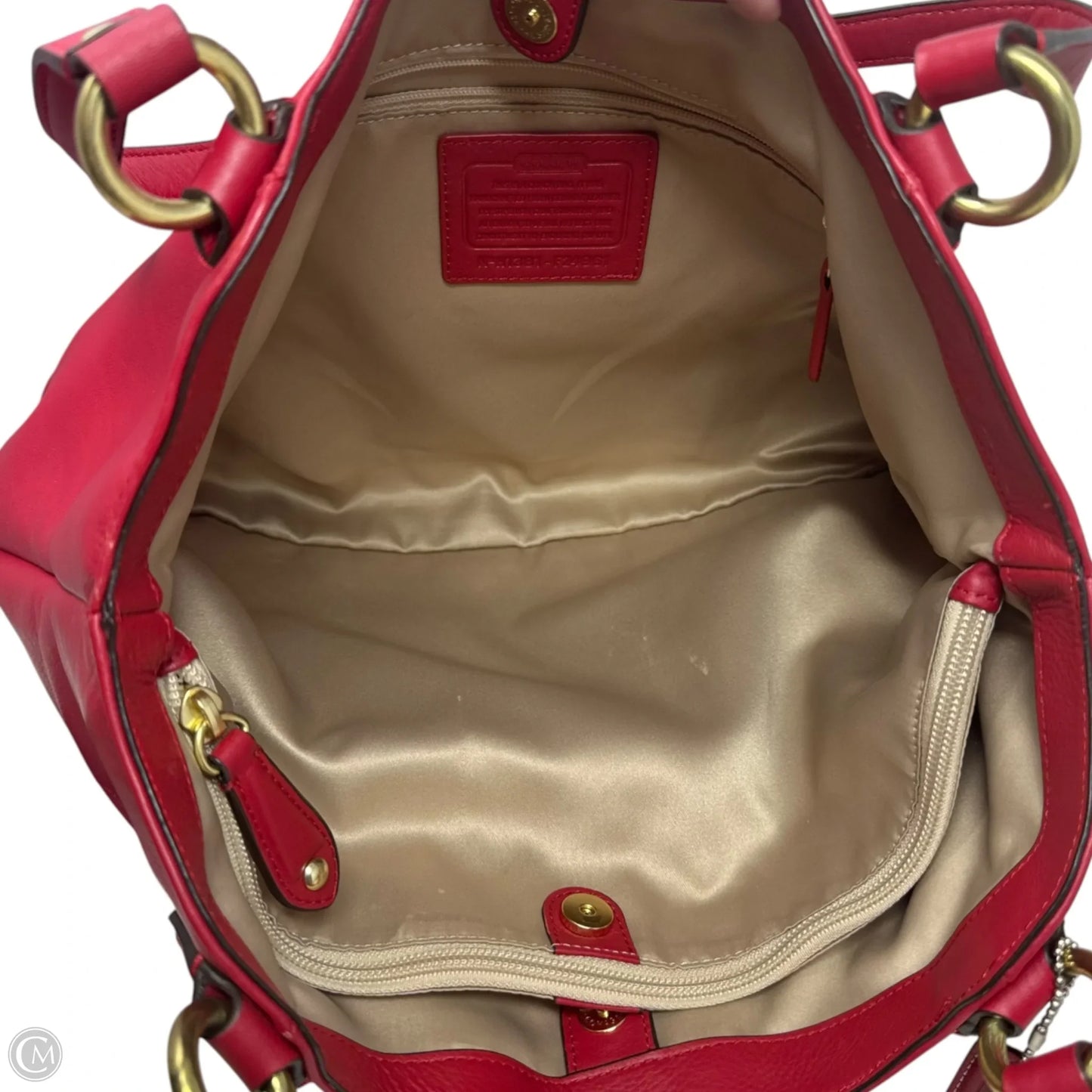 Campbell Belle Carryall Designer By Coach, Size: Medium