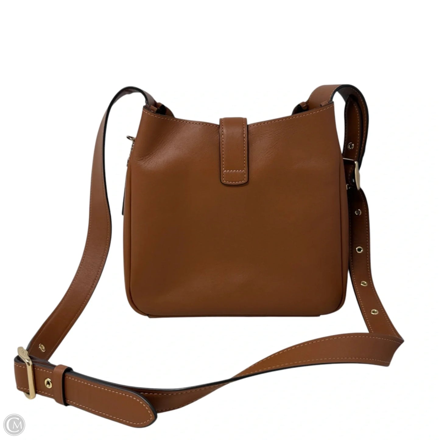 Hadley Smooth Leather Crossbody Bag Designer By Coach, Size: Medium