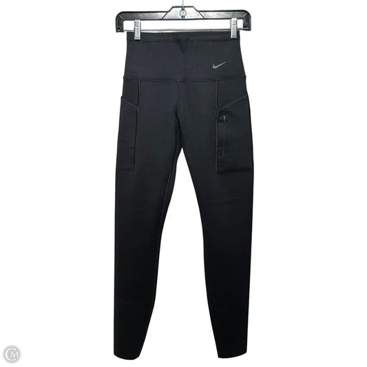 Athletic Leggings By Nike Apparel In Black, Size: S