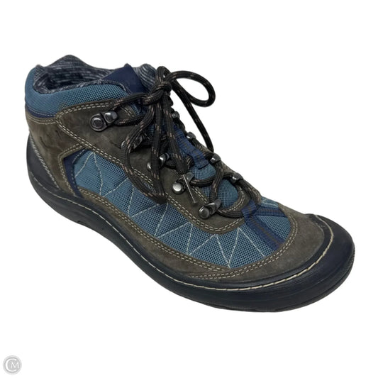 Boots Hiking By Privo In Blue & Green, Size: 8.5