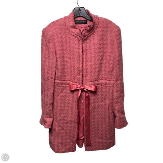 Coat Wool By Dana Buchman In Pink, Size: 12
