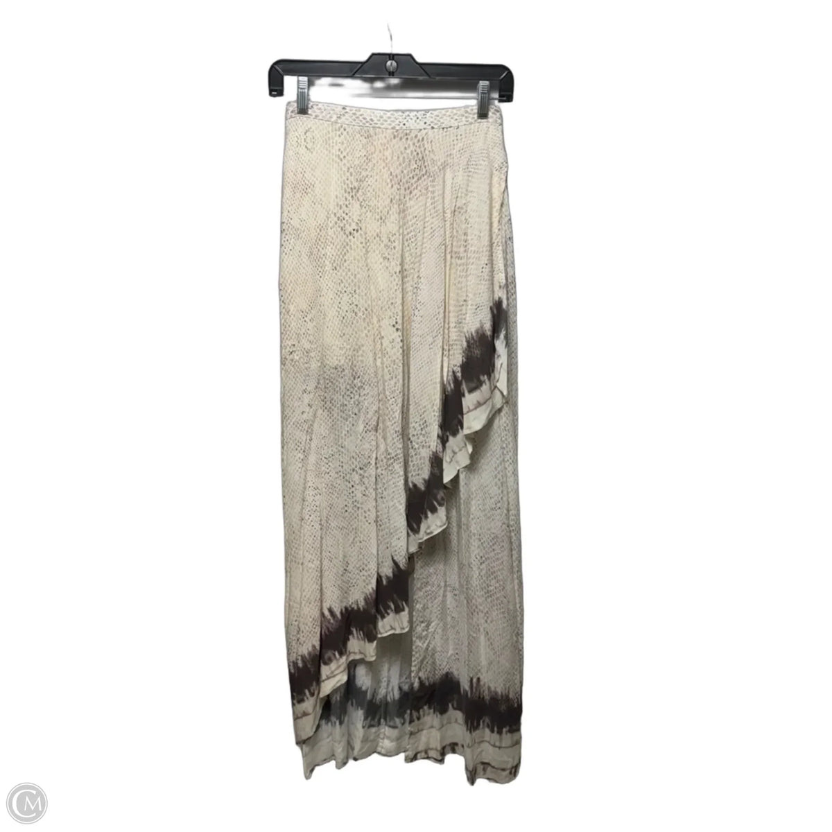 Python Maxi Skirt By The Jetset Diaries In Snakeskin Print, Size: XS