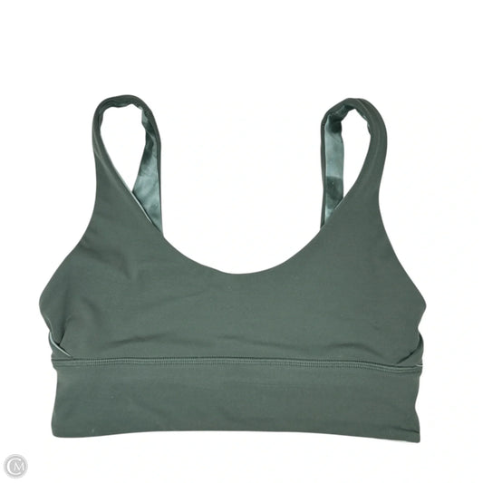 Athletic Bra By Lululemon In Green, Size: 6