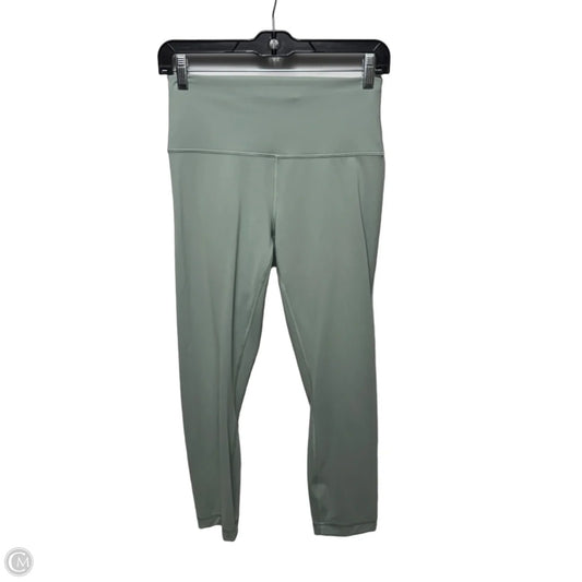 Athletic Leggings By Lululemon In Green, Size: 8