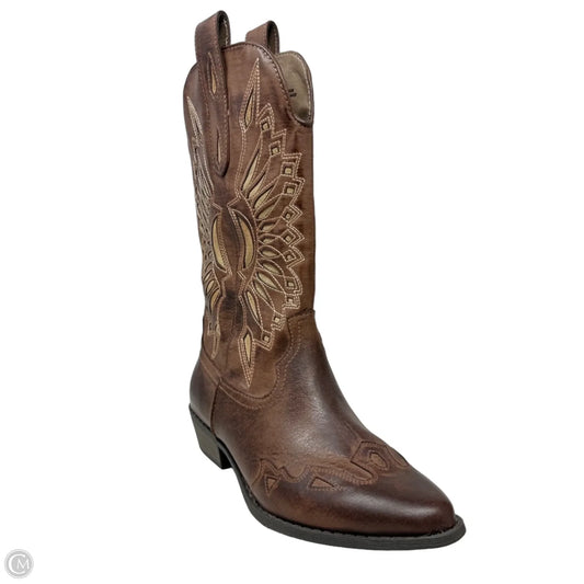 Bandera Western Boots By Coconuts In Brown, Size: 7.5