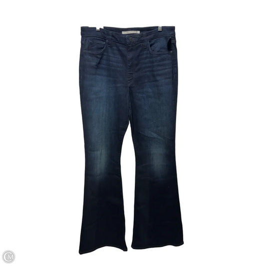 Jeans Holly High Rise Flared By Hudson In Blue Denim, Size: 14/32