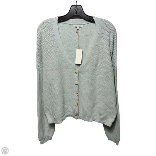 Sweater Cardigan By Z Supply In Aqua, Size: Xl