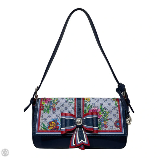 Bow Baguette Shoulder Handbag Designer By Brighton, Size: Medium