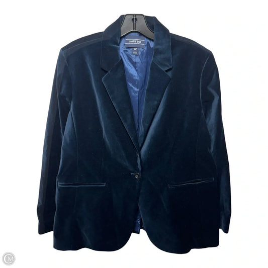 Blazer By Lands End In Navy, Size: 16 Petite
