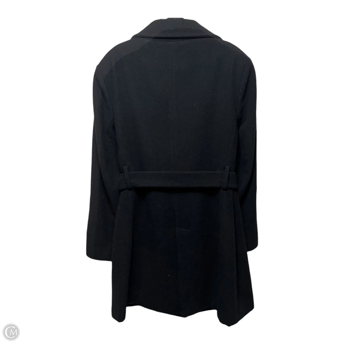 Wool Blend Overcoat By Relativity In Black, Size: L