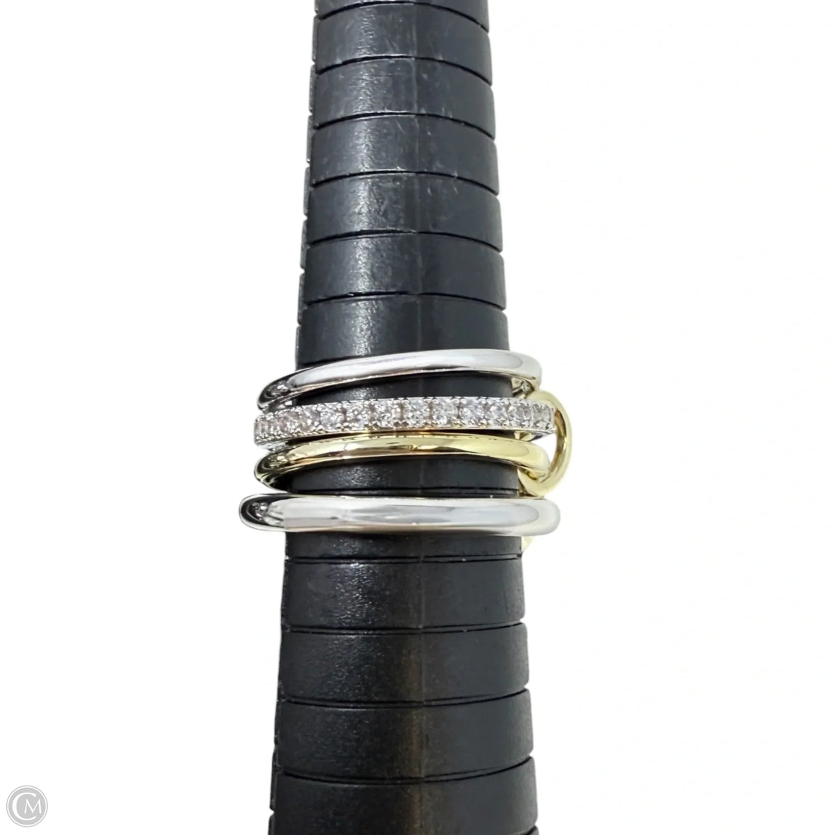 4 Elements Linked Ring Set By Neo Relique, Size: 9