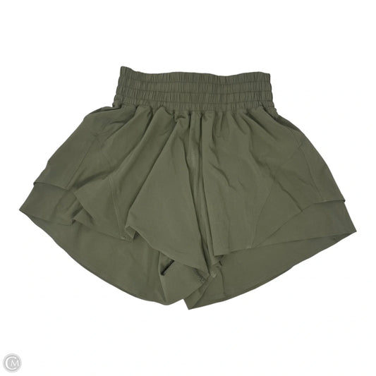 Athletic Shorts By Lululemon In Green, Size: Xxxs