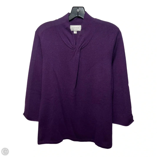 Sweater Cashmere By Nordstrom In Purple, Size: Xl