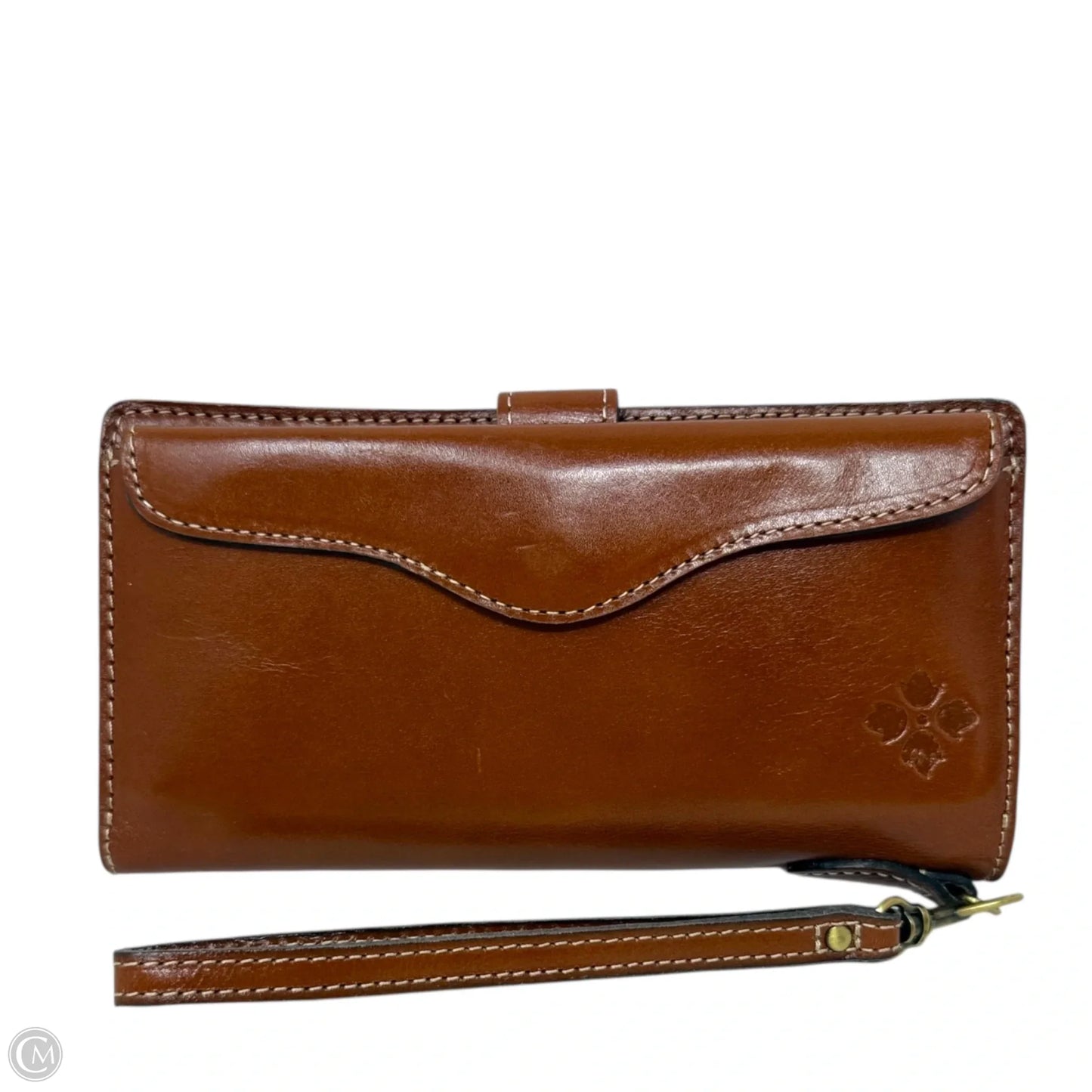 Valentia Smooth Leather Wallet/Wristlet Designer By Patricia Nash, Size: Large