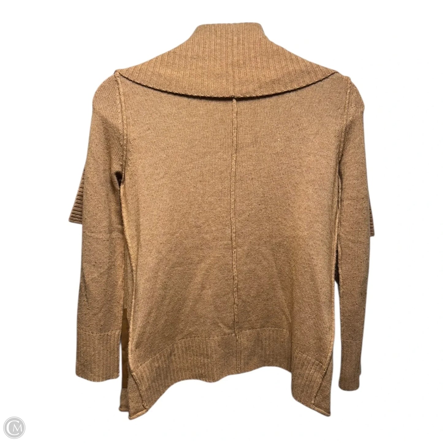 City Cardigan Sweater In Wool-Cashmere Blend By Brochu Walker In Tan, Size: M