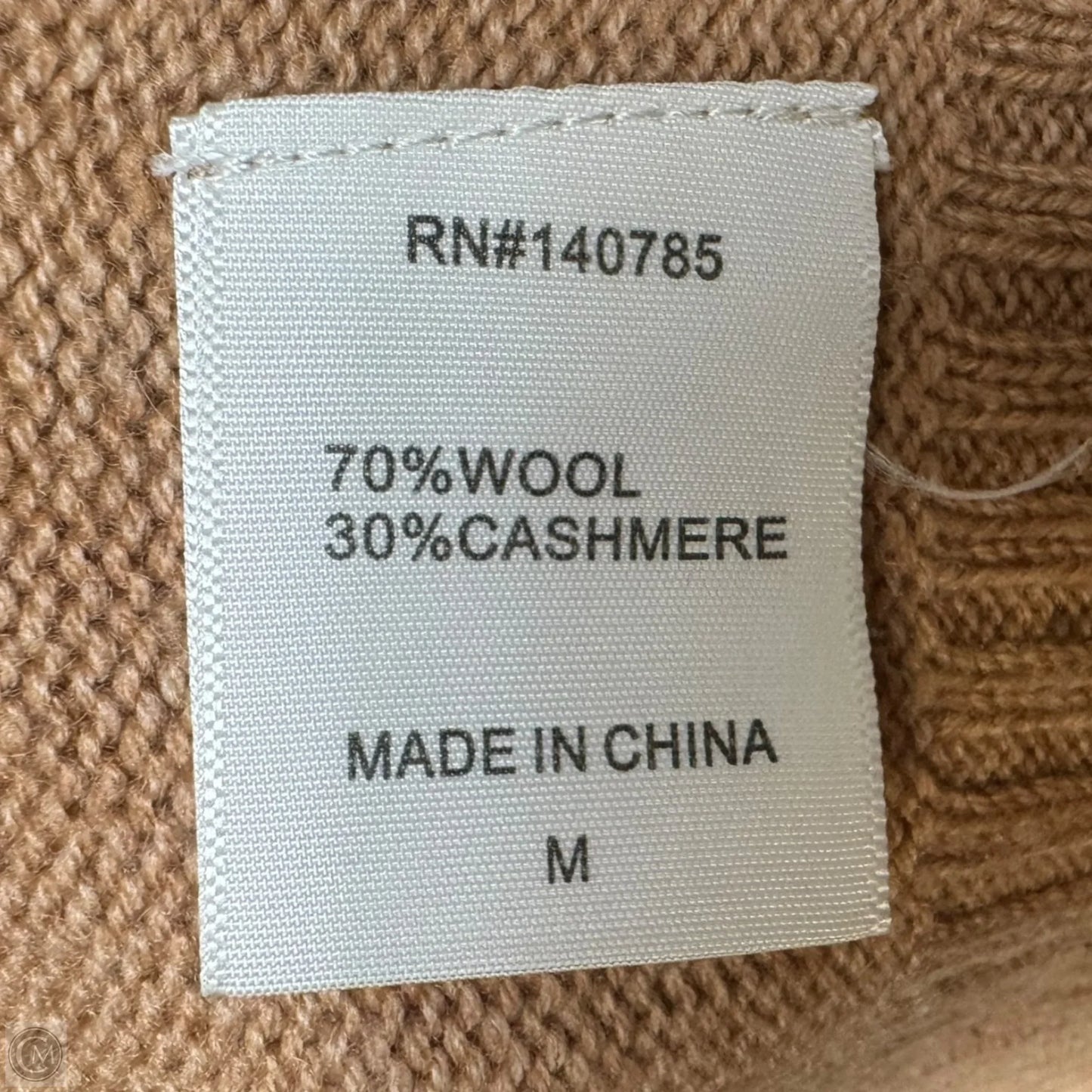 City Cardigan Sweater In Wool-Cashmere Blend By Brochu Walker In Tan, Size: M