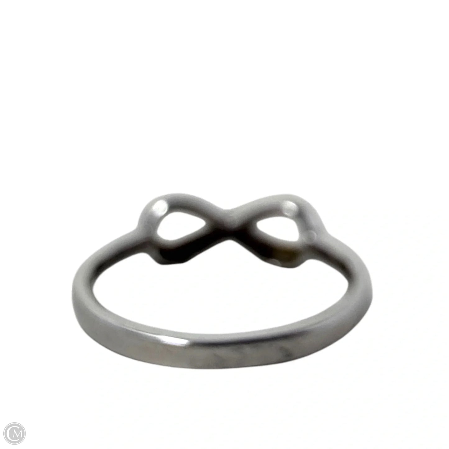 Sterling Silver Infinity Ring, Size: 8