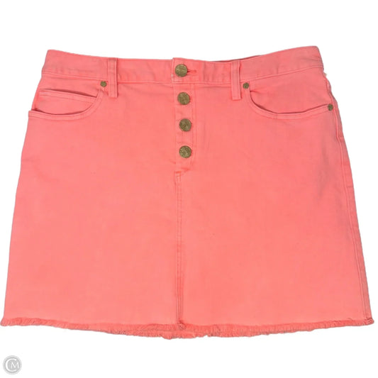 Skirt Designer By Lilly Pulitzer In Orange, Size: 12