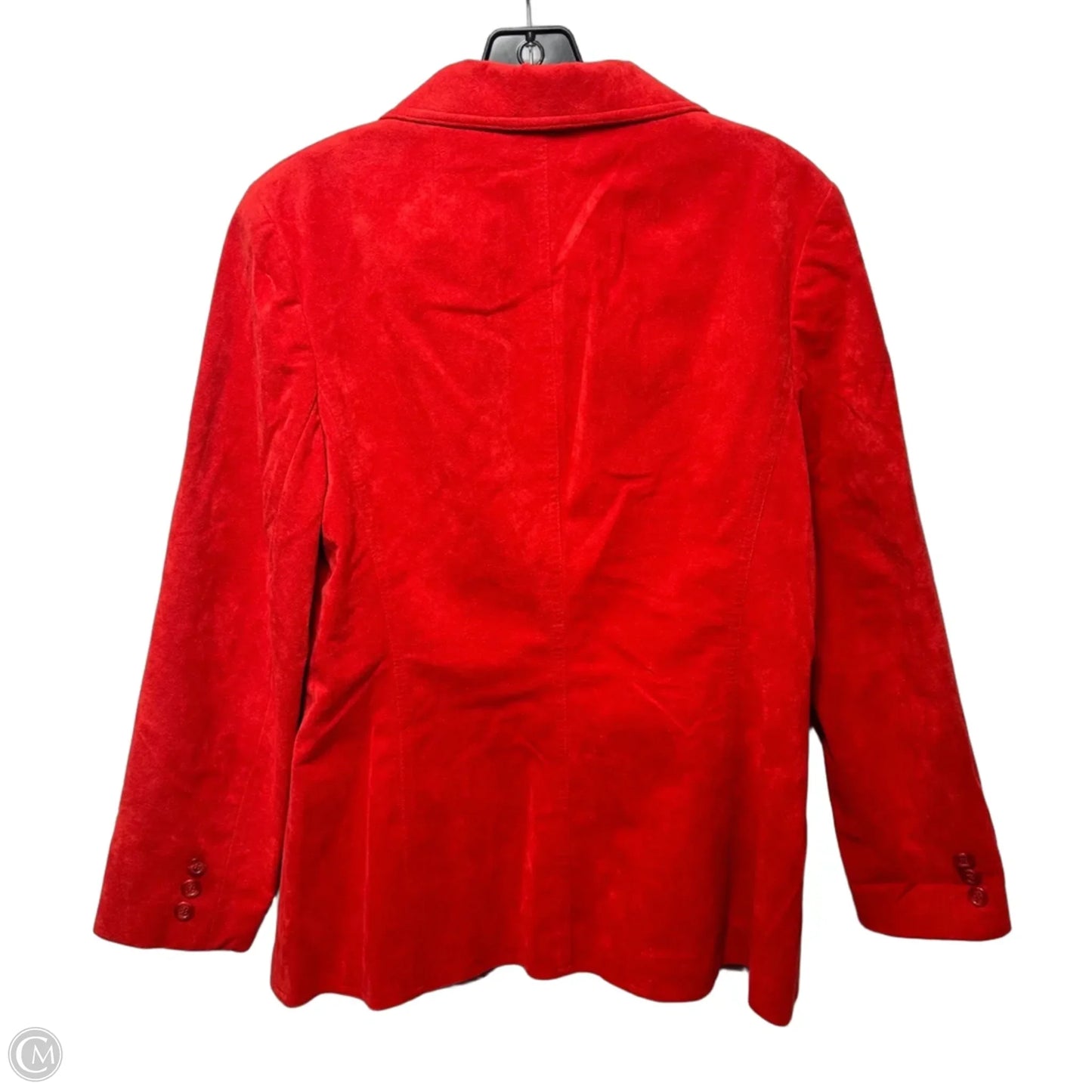 True Vintage Ultrasuede Blazer By Ultrasuede In Red, Size: 10