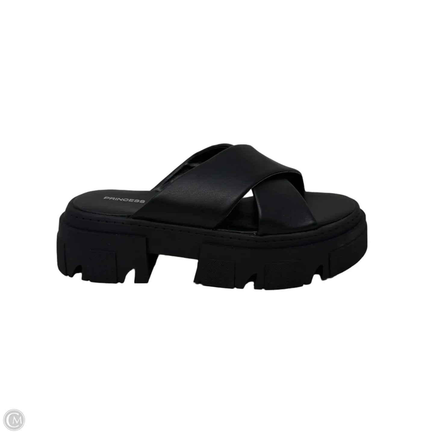 Noemi Sandals By Princess Polly In Black, Size: 7