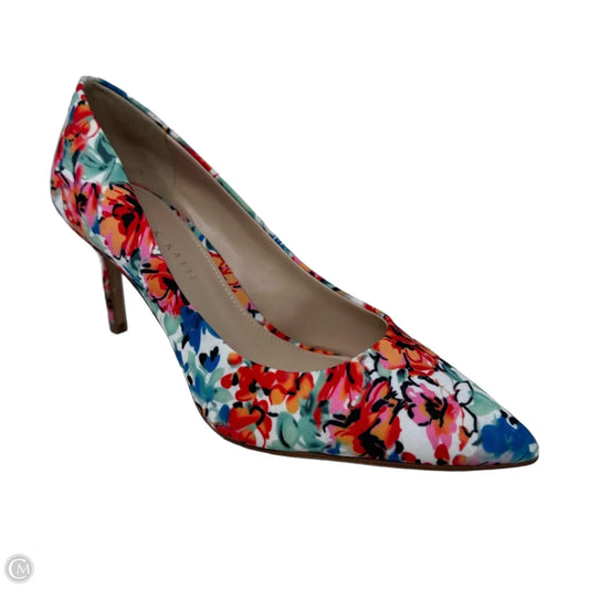 Shoes Heels Stiletto By Kelly And Katie In Floral Print, Size: 7.5