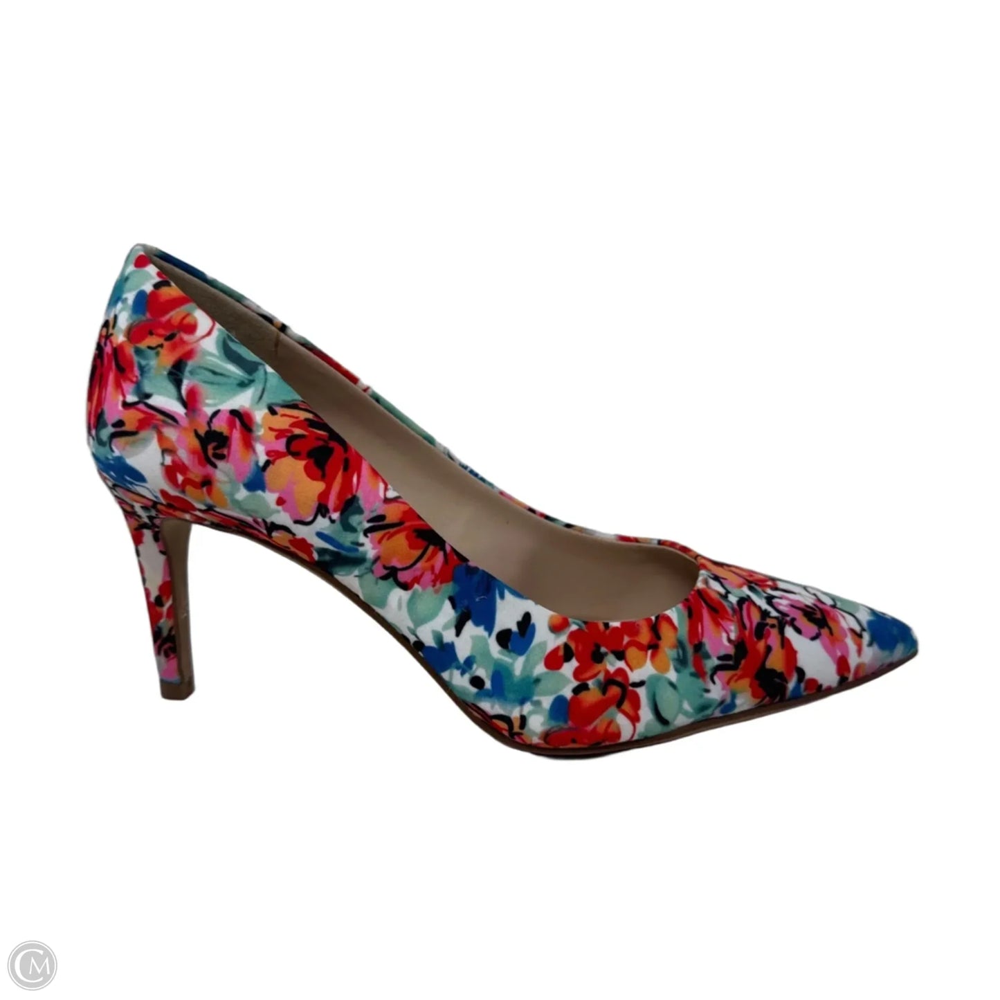 Shoes Heels Stiletto By Kelly And Katie In Floral Print, Size: 7.5