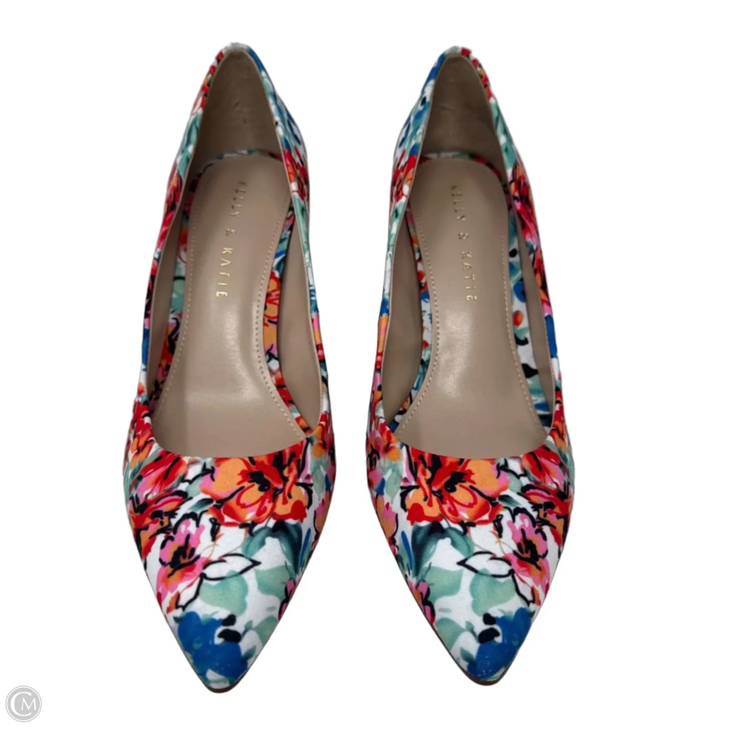 Shoes Heels Stiletto By Kelly And Katie In Floral Print, Size: 7.5