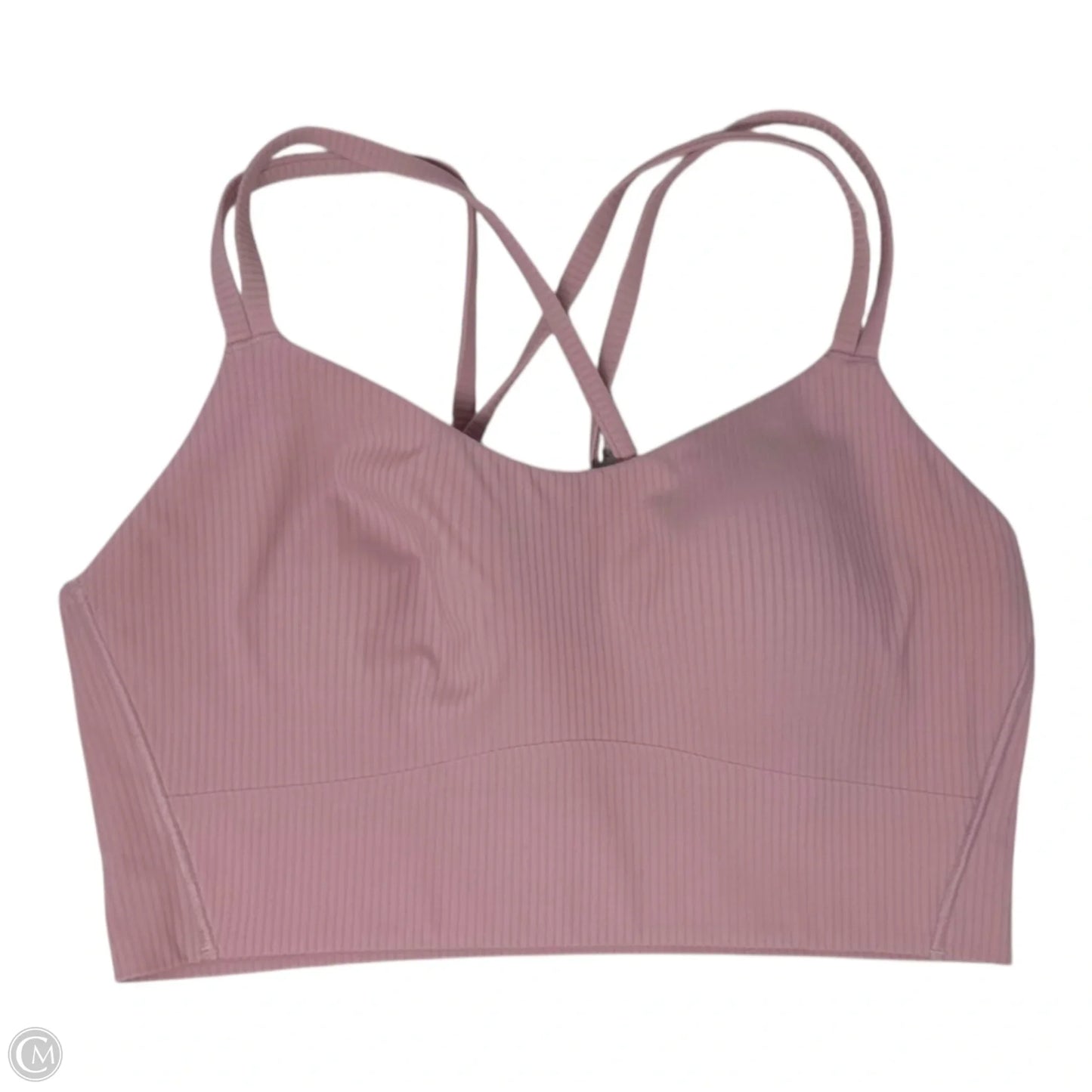 Athletic Bra By Lululemon In Pink, Size: M