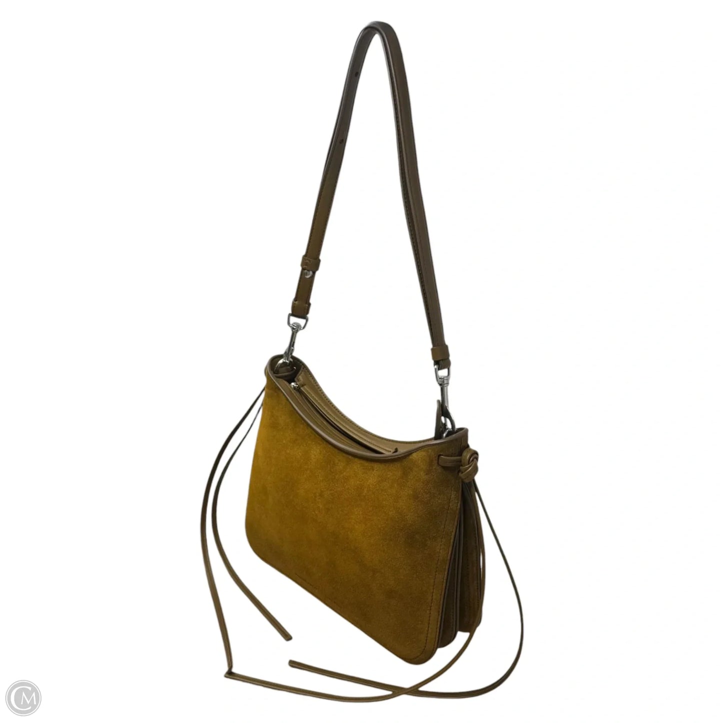 The Small Gig Bag By Phoebe Philo in Toffee Suede, Size: Medium