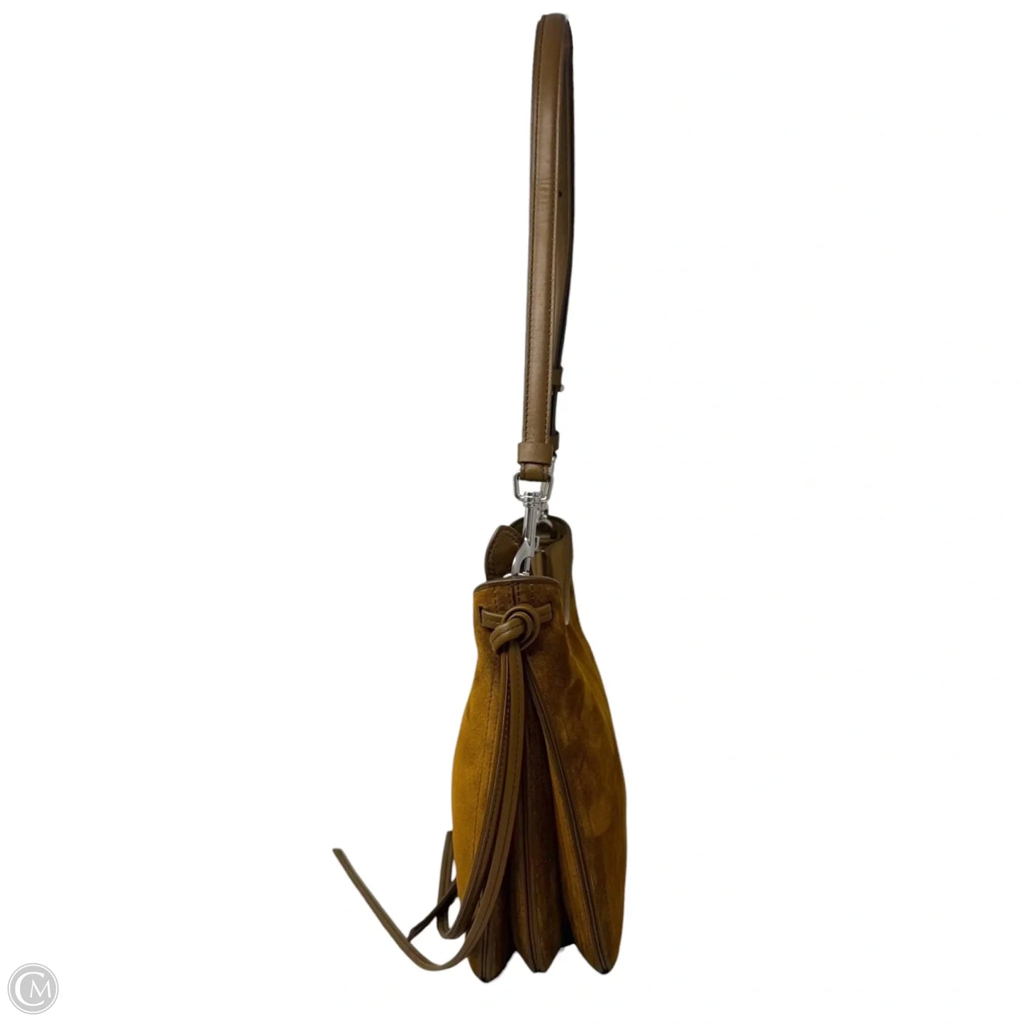 The Small Gig Bag By Phoebe Philo in Toffee Suede, Size: Medium