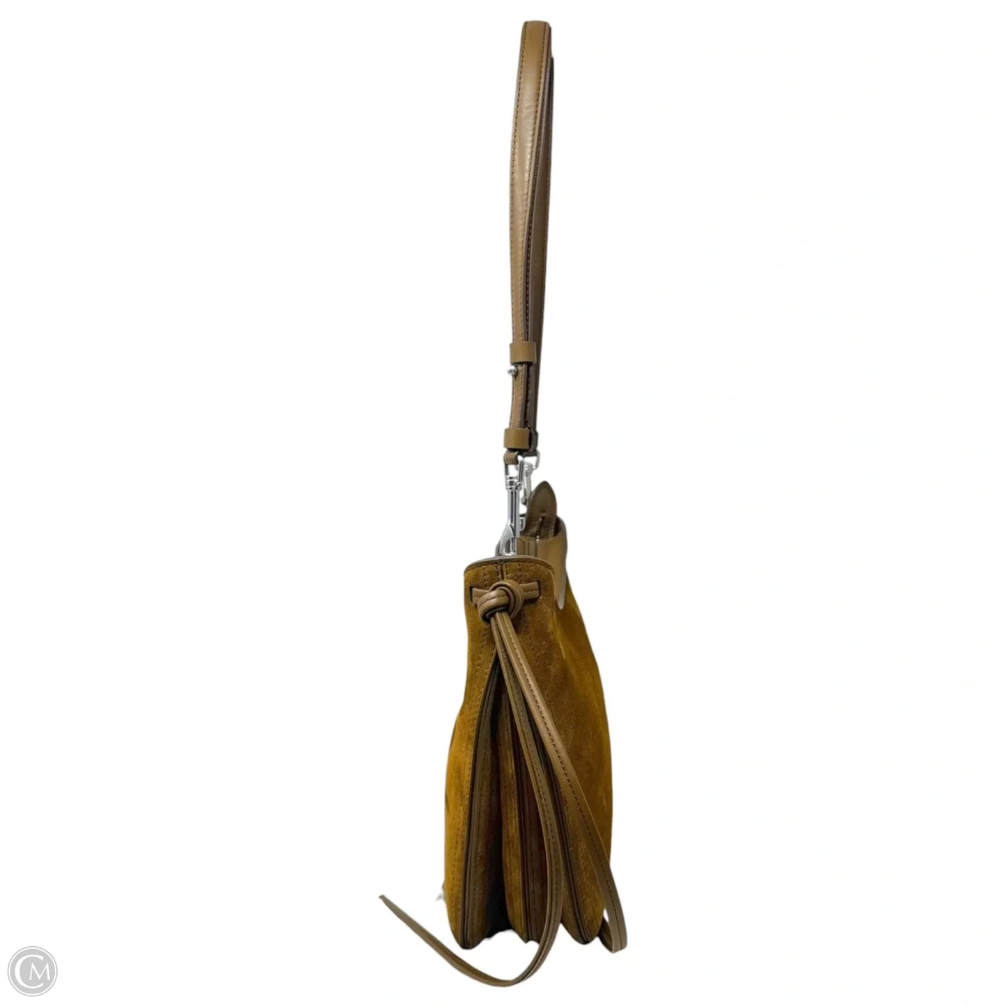 The Small Gig Bag By Phoebe Philo in Toffee Suede, Size: Medium