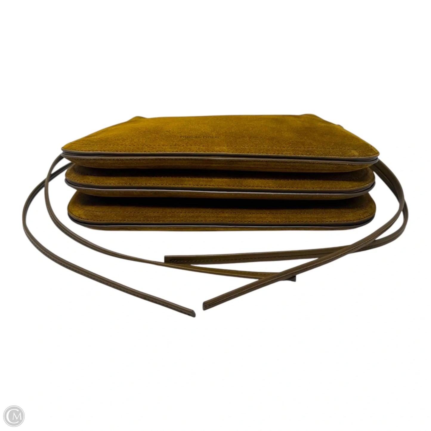 The Small Gig Bag By Phoebe Philo in Toffee Suede, Size: Medium