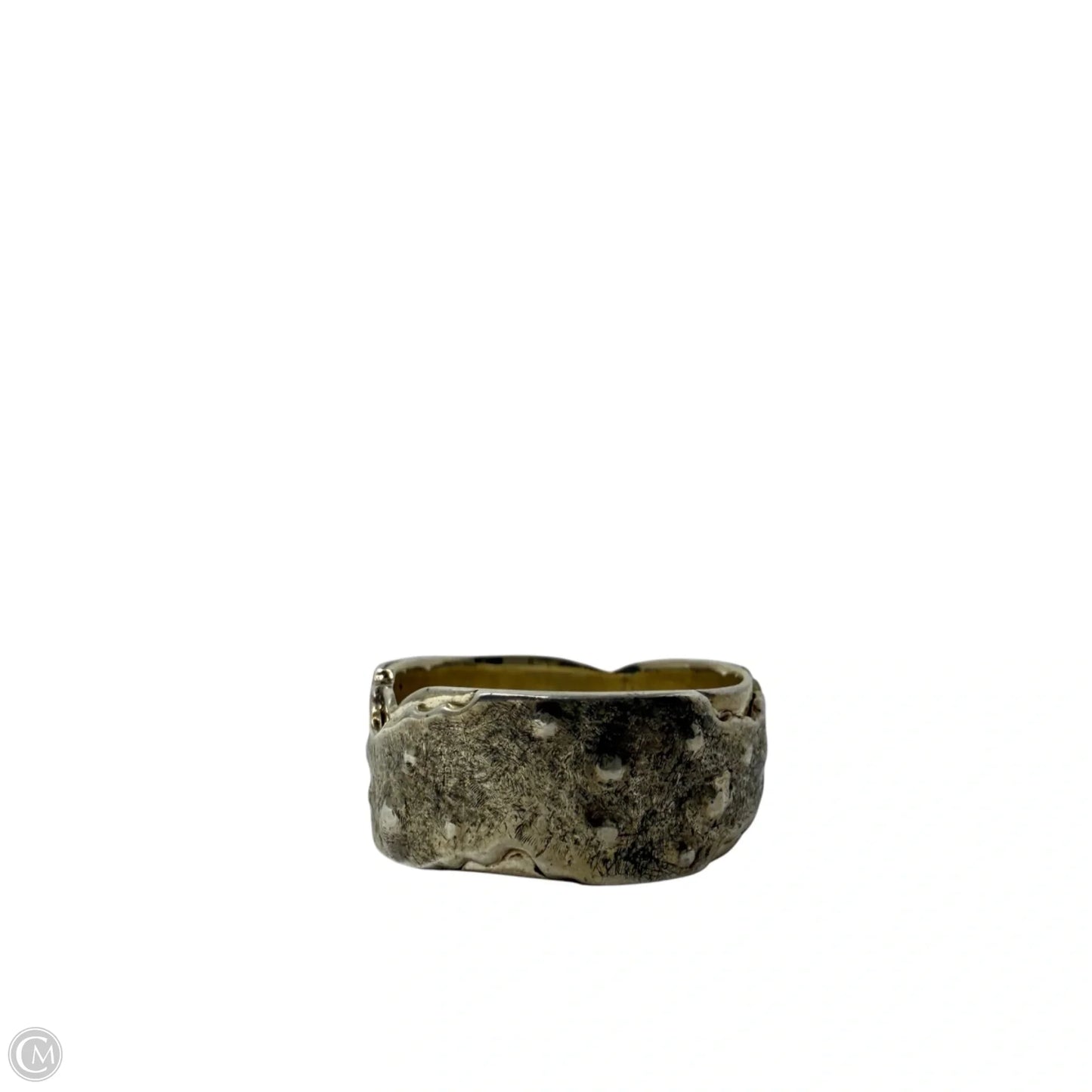 Silver Tone Band Ring, Size: 8