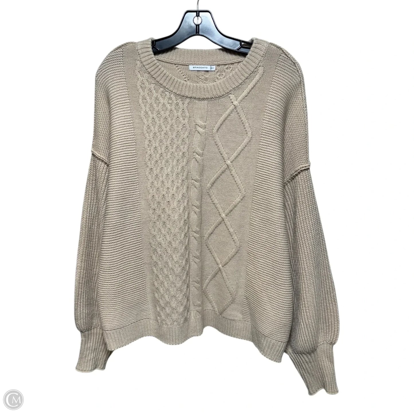 Sweater By Staccato In Cream, Size: L