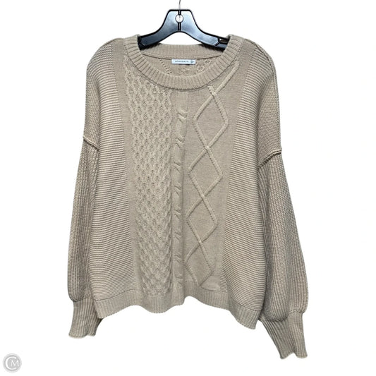 Sweater By Staccato In Cream, Size: L