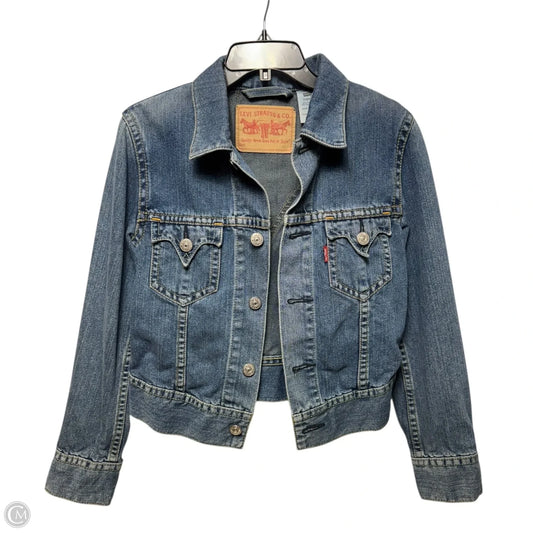 Jacket Denim By Levis In Blue Denim, Size: M