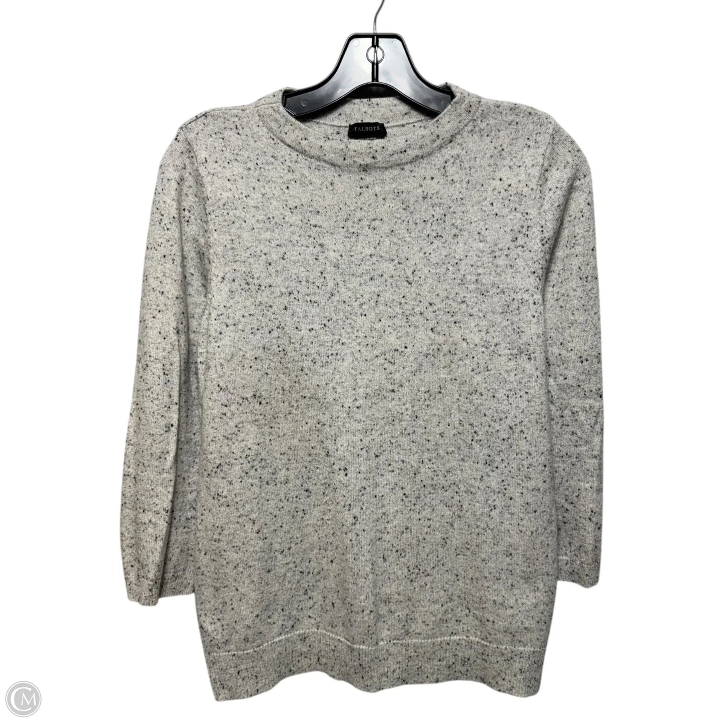 Sweater Cashmere By Talbots In Grey, Size: M
