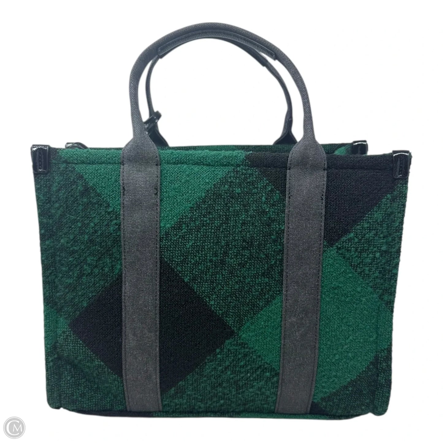Tweed Southbank Tote Handbag Designer By Kurt Geiger, Size: Medium