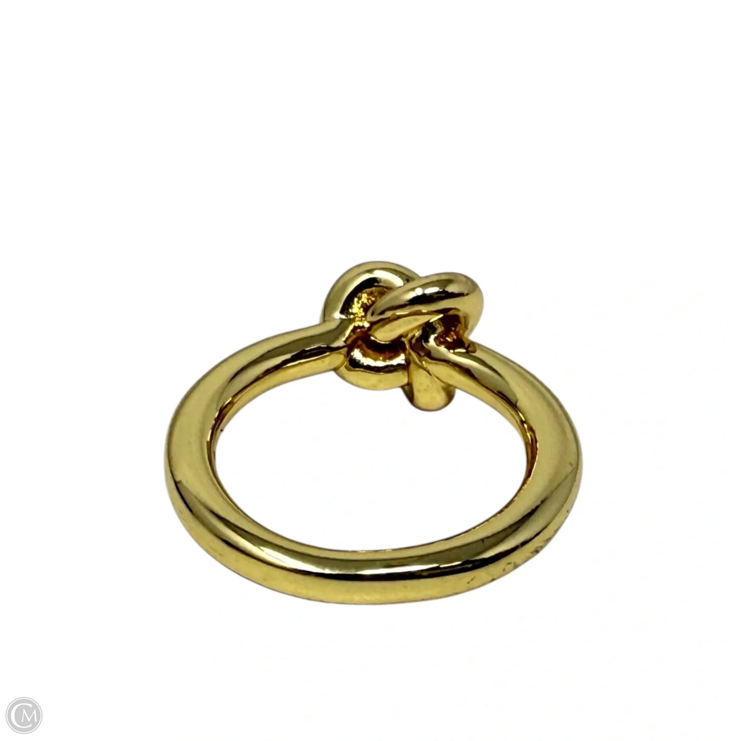 Gold Tone Double Knot Ring Designer By Kate Spade, Size: 7