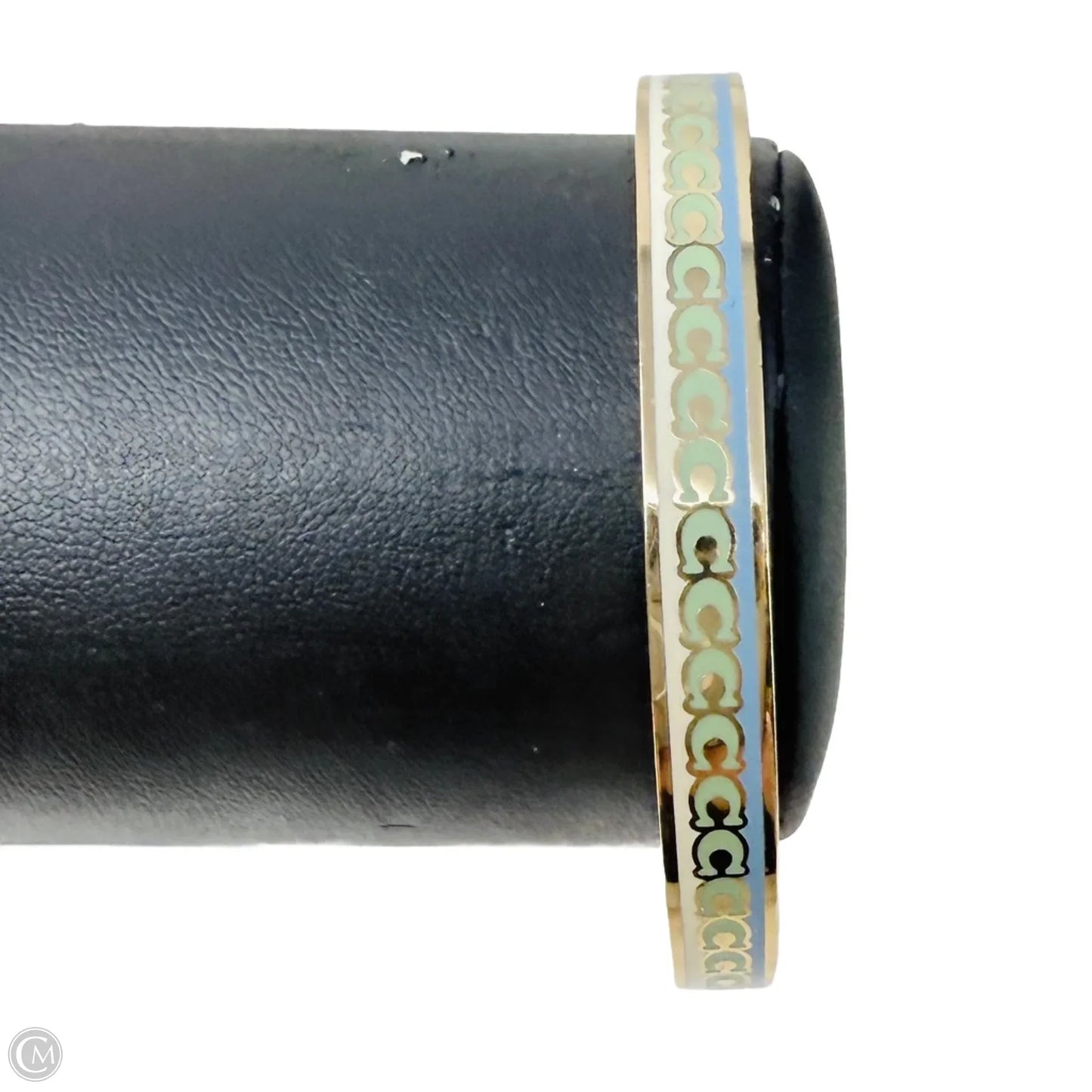 6 MM Signature Enamel Bangle Bracelet Designer By Coach
