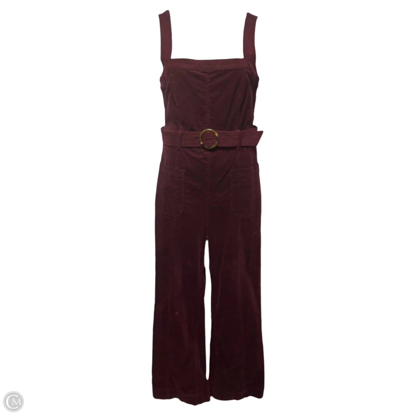 Overalls By Pilcro In Maroon, Size: 10