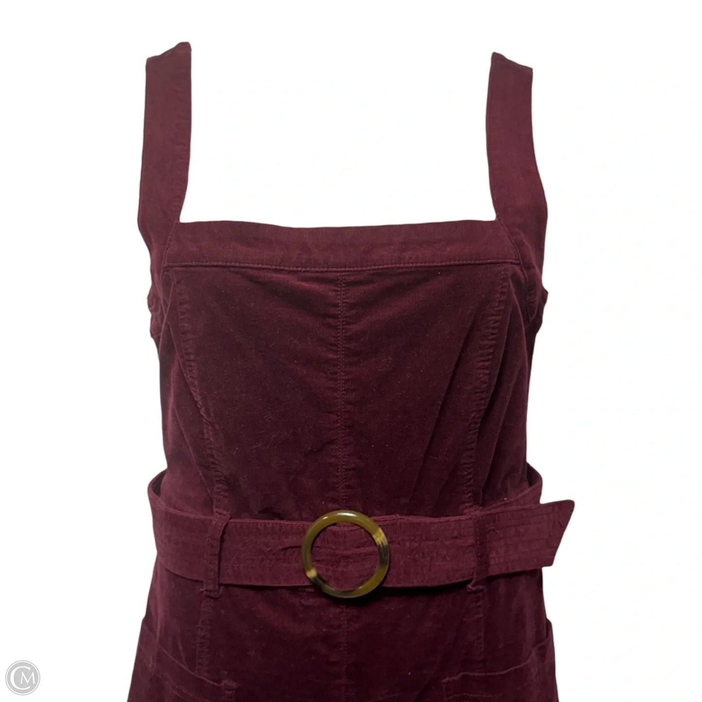 Overalls By Pilcro In Maroon, Size: 10