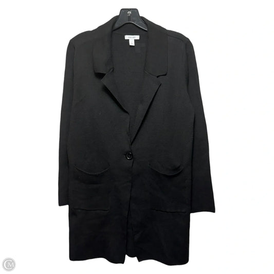 Sweater Cardigan By Nine West In Black, Size: L