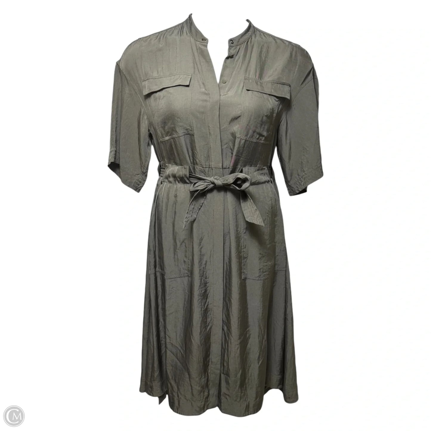 Luciana Midi Shirt Dress Designer By AllSaints In Green, Size: 8