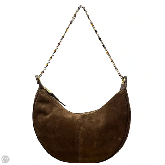 Suede Crescent Bag By Talbots, Size: Small