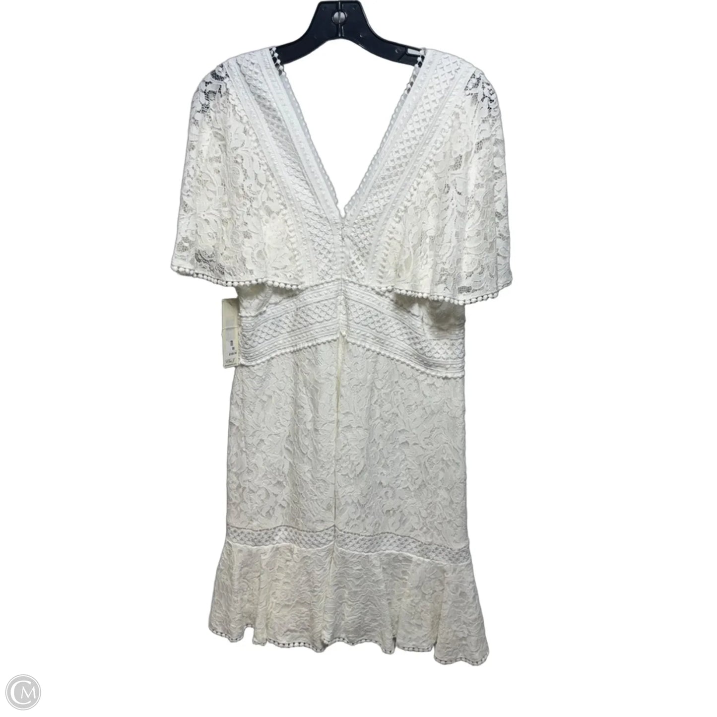Lave Fit & Flare Dress By Eliza J In White, Size: 12