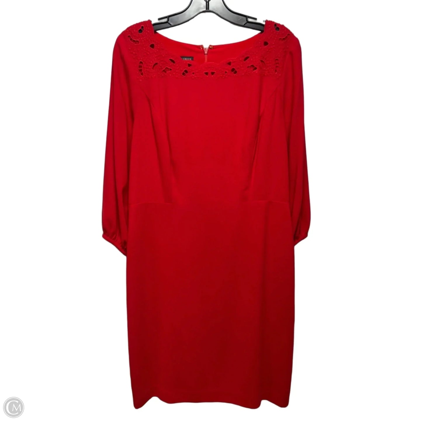Dress Casual Midi By Talbots In Red, Size: 8