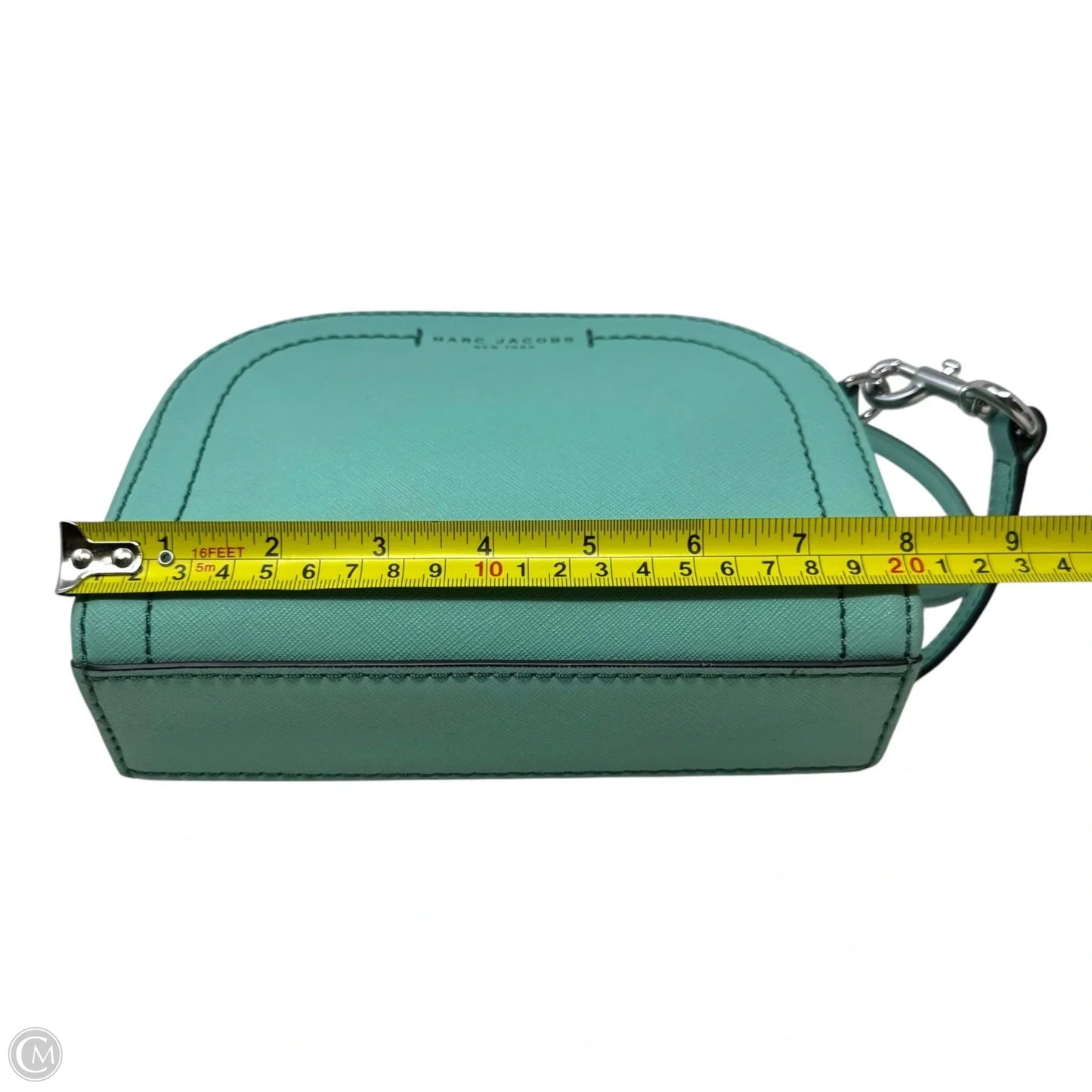 Playback Saffiano Leather Crossbody Bag Luxury Designer By Marc Jacobs, Size: Small