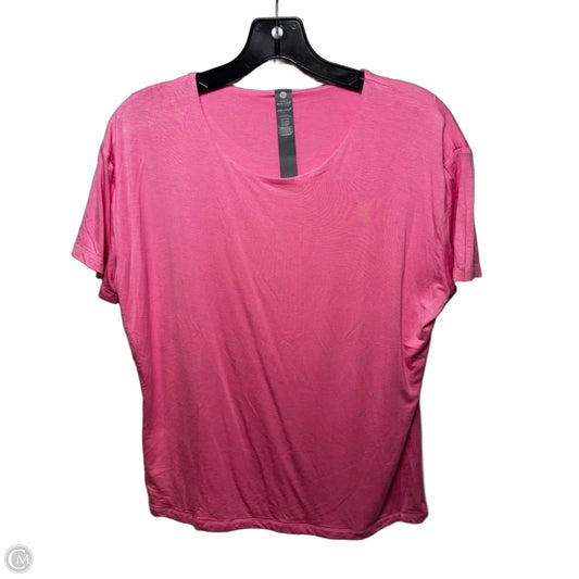 Top Short Sleeve By Simply Southern In Pink, Size: Xl